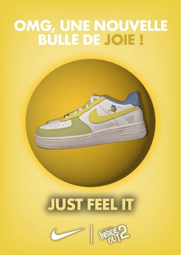 Affiche Nike x Inside Out - Zoom Bleu