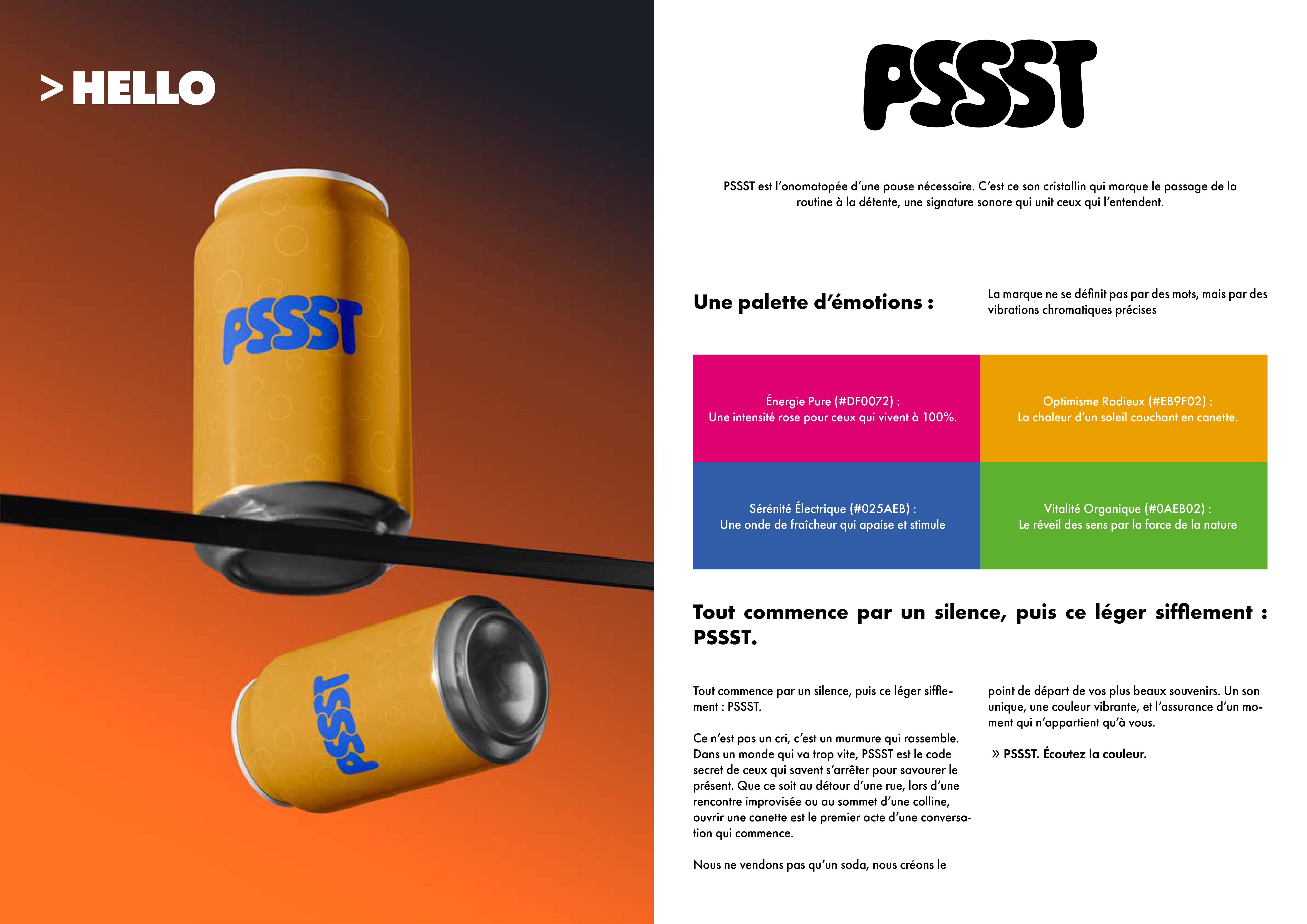 Double page 1 du magazine PSSST
