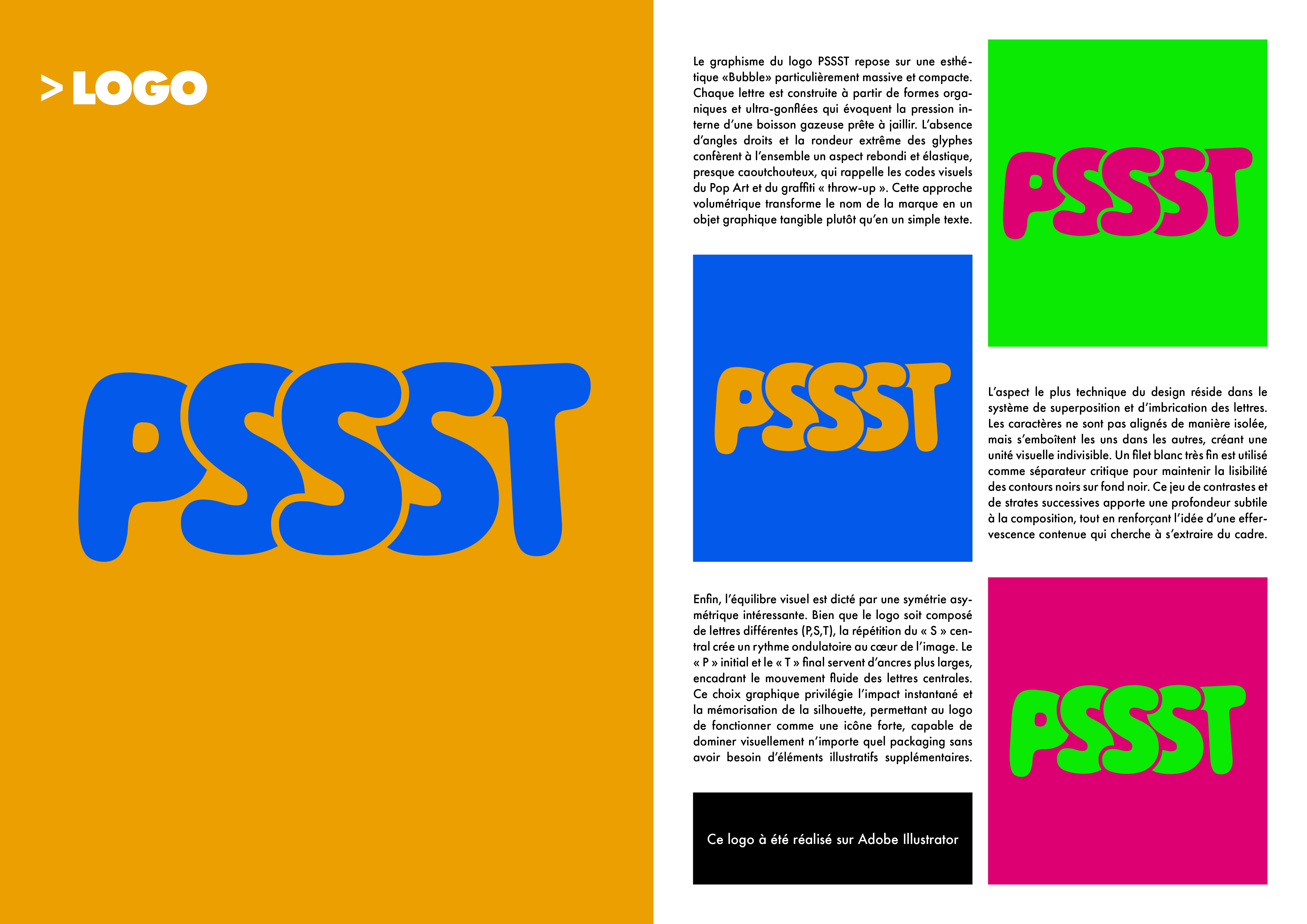 Double page 3 du magazine PSSST