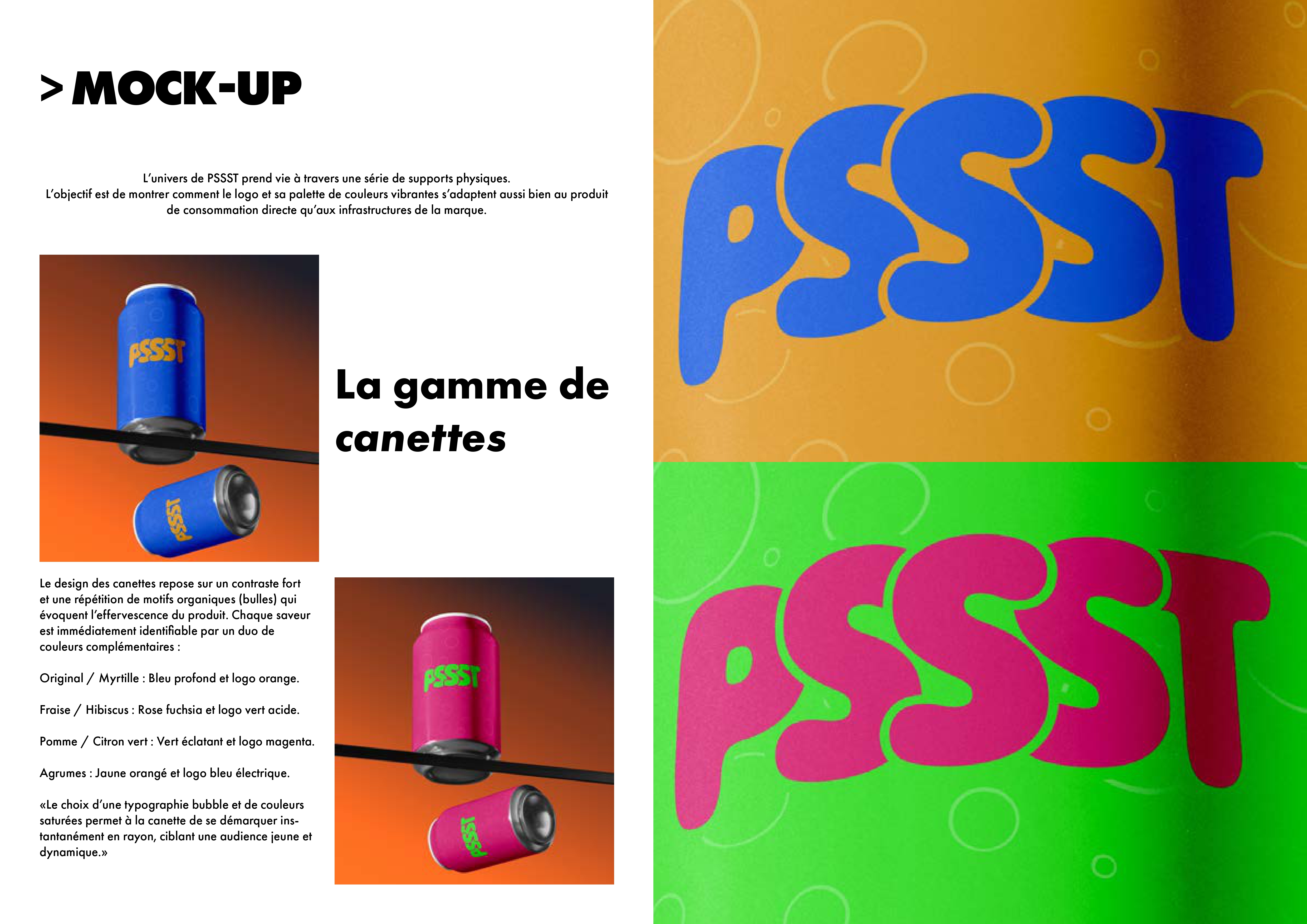 Double page 4 du magazine PSSST